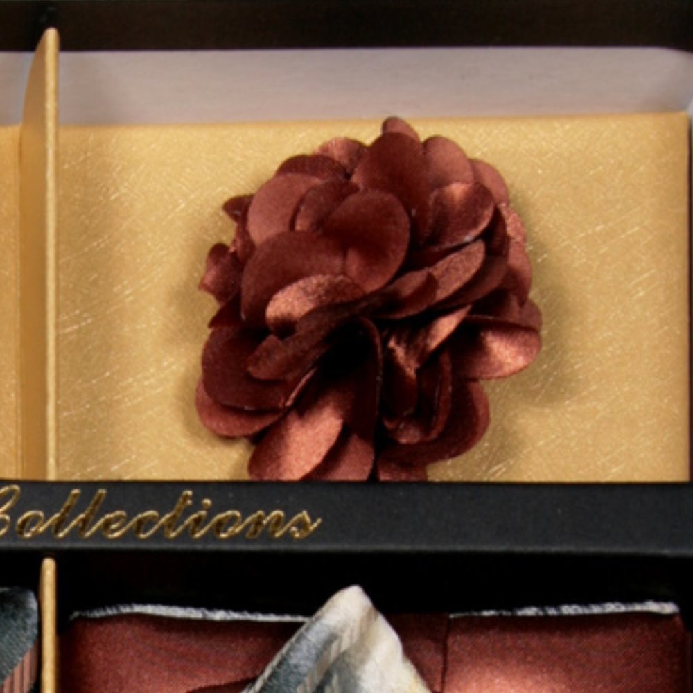 Daniel Ellissa Cream Black Bow & Neck Tie 6 Set - Picture 5 of 6